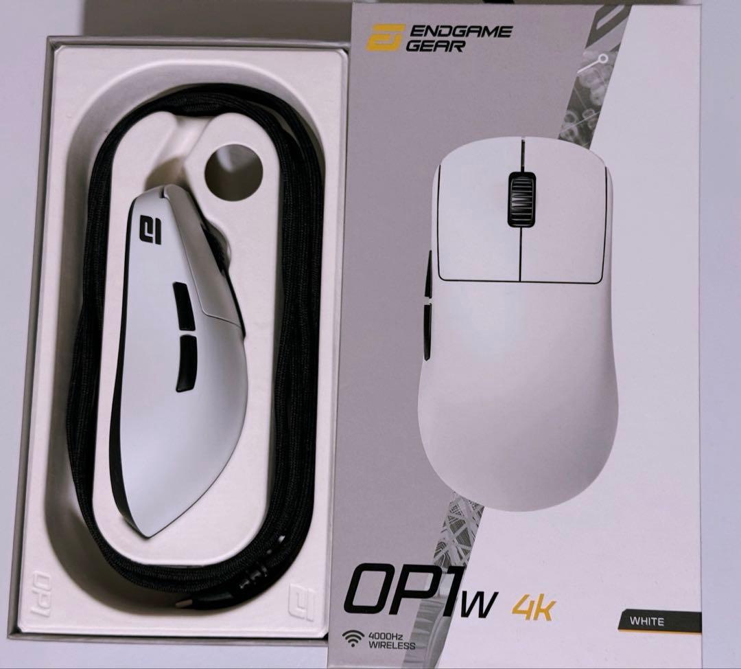 ENDGAME GEAR OP1w 4k ホワイト マウス