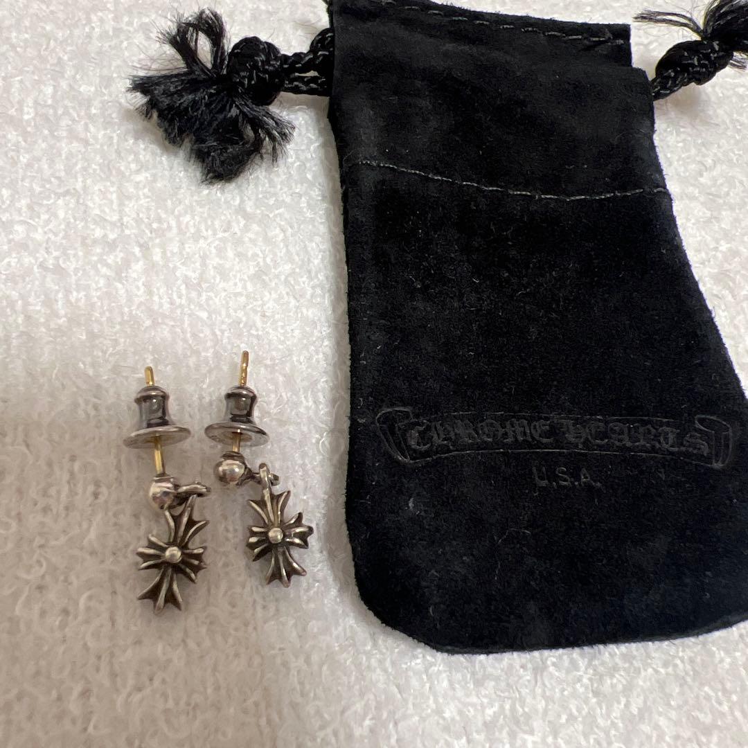 クロムハーツ　シルバーピアス　chrome hearts