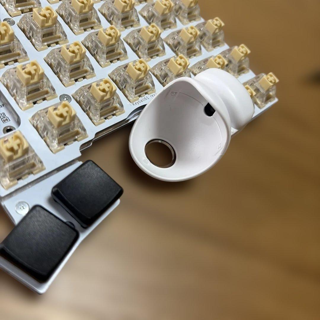 Keyball61 完成品 キースイッチ付き LEDなし