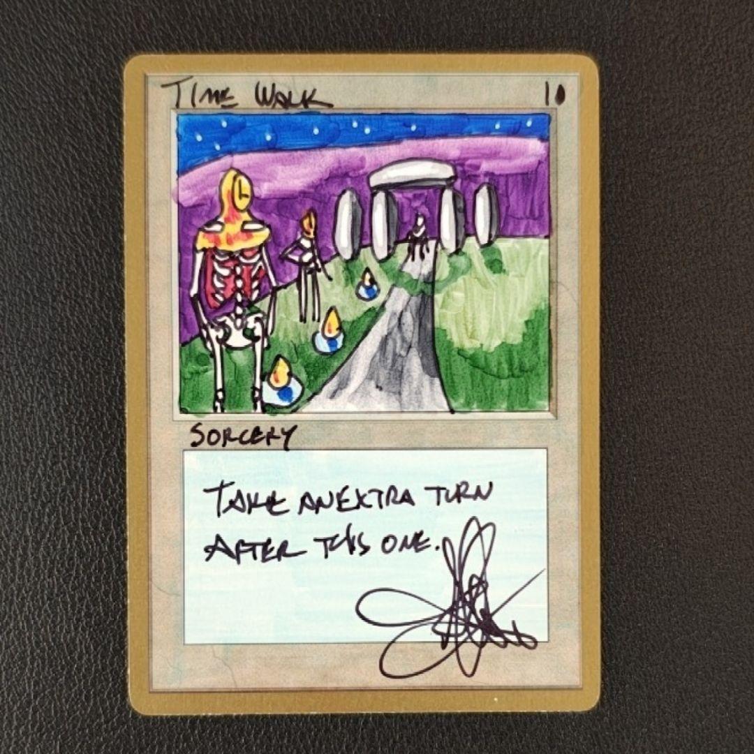 Time Walk Amy Weber氏 直筆サイン入りスケッチアート