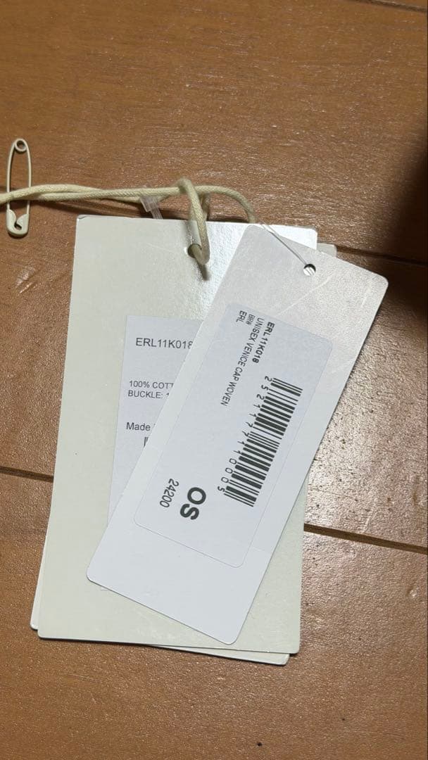 1/20まで値下げ中　ERL venis キャップ