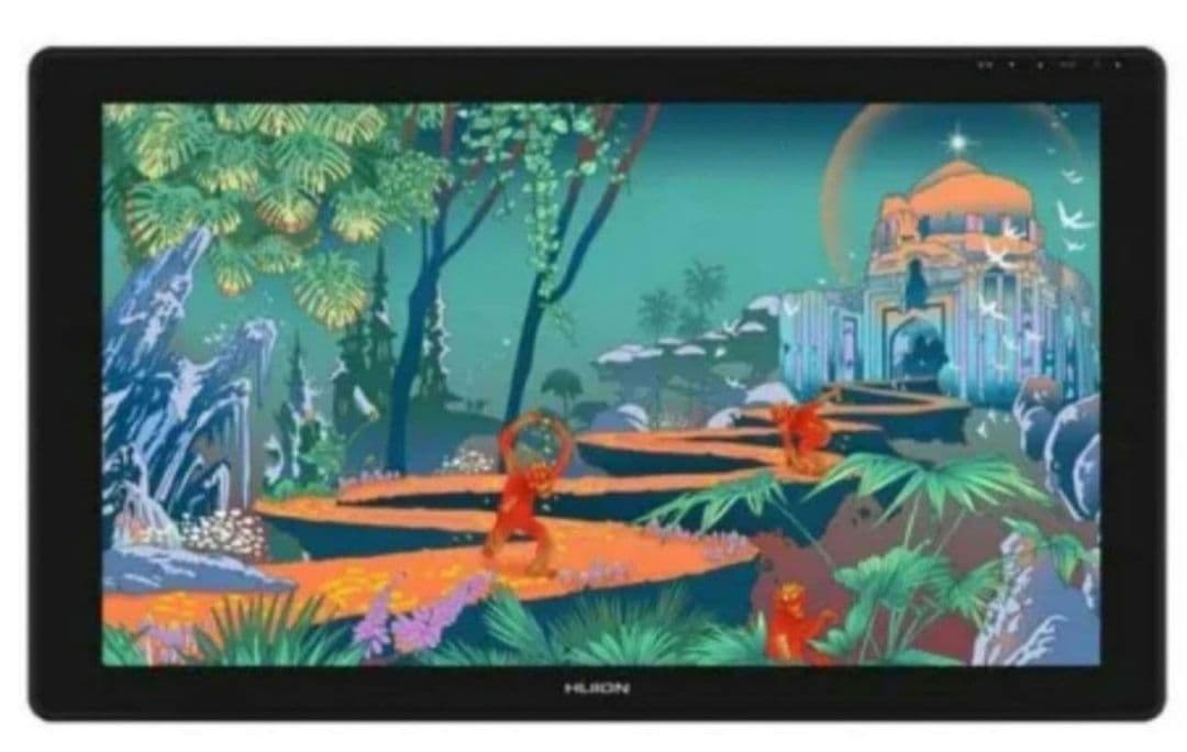 【ほぼ新品】HUION Kamvas24 液タブ　液晶ペンタブレット