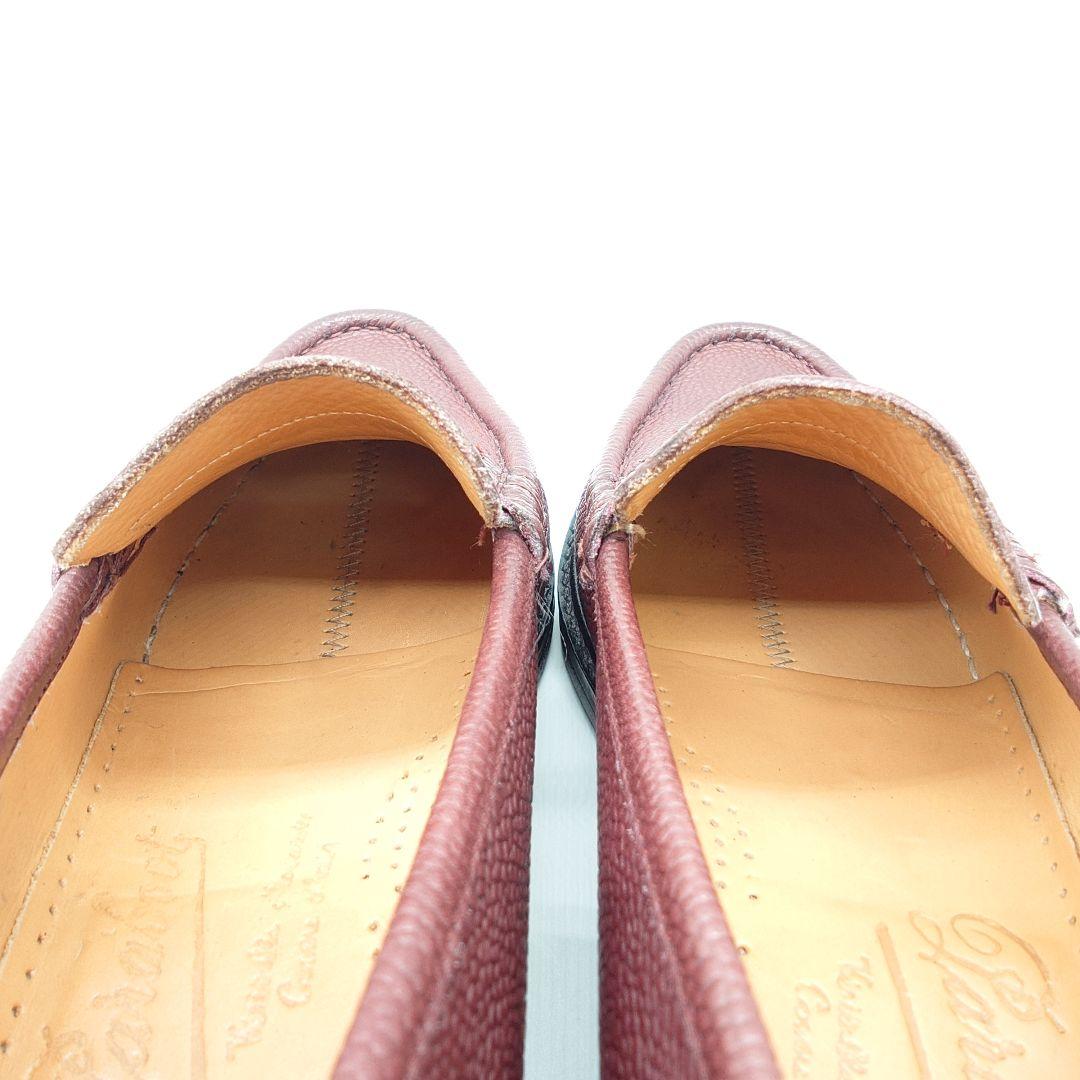 Paraboot パラブーツ シボ革レザー レディース ローファー 24cm相当