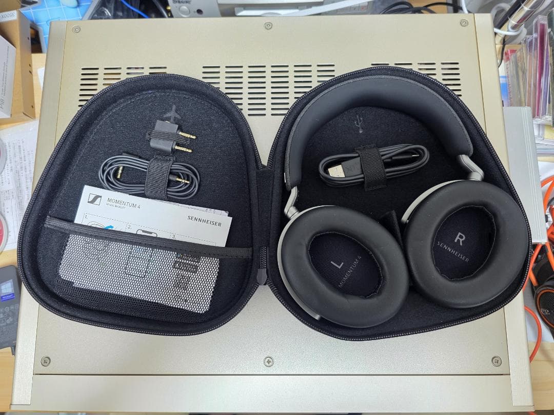 SENNHEISER ゼンハイザー ワイヤレスヘッドホン MOMENTUM4美品