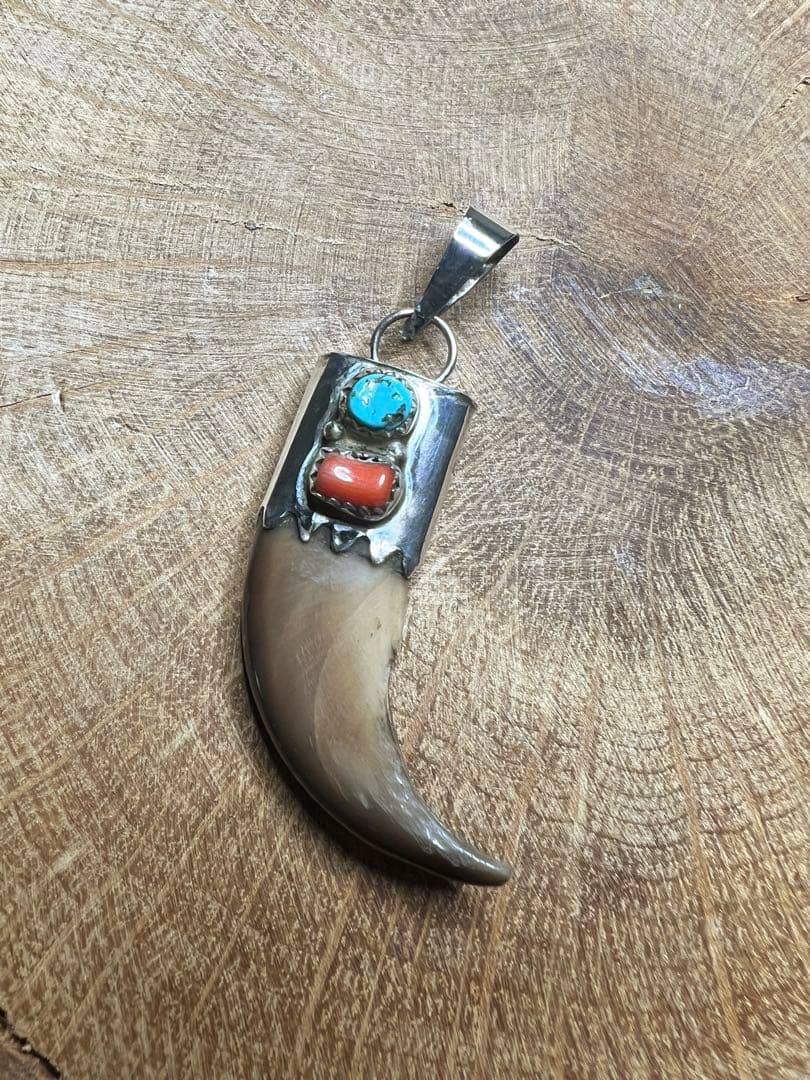 ⭐︎navajo ベアクローペンダント インディアンジュエリー