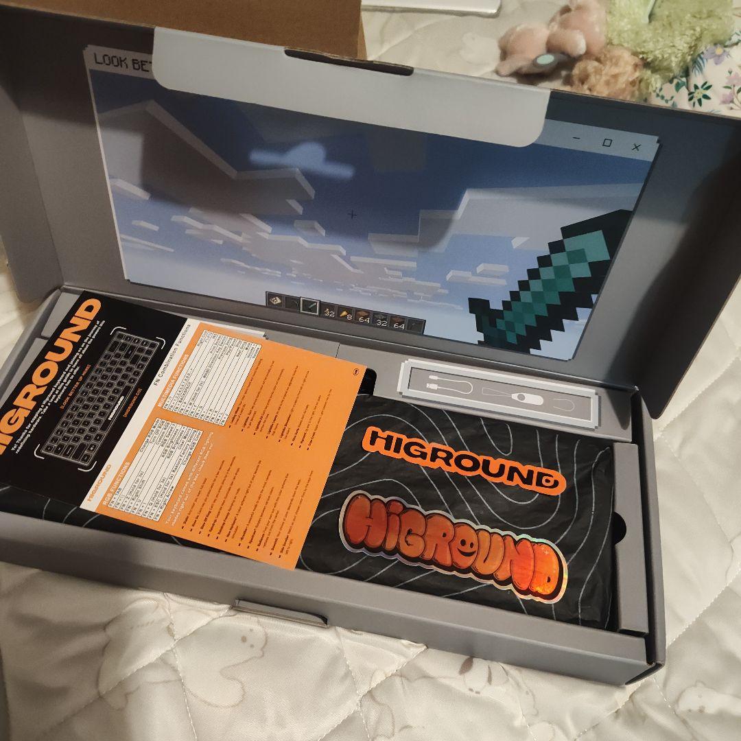 キーボード HGxMinecraftBasecamp65Keyboard-Inventory