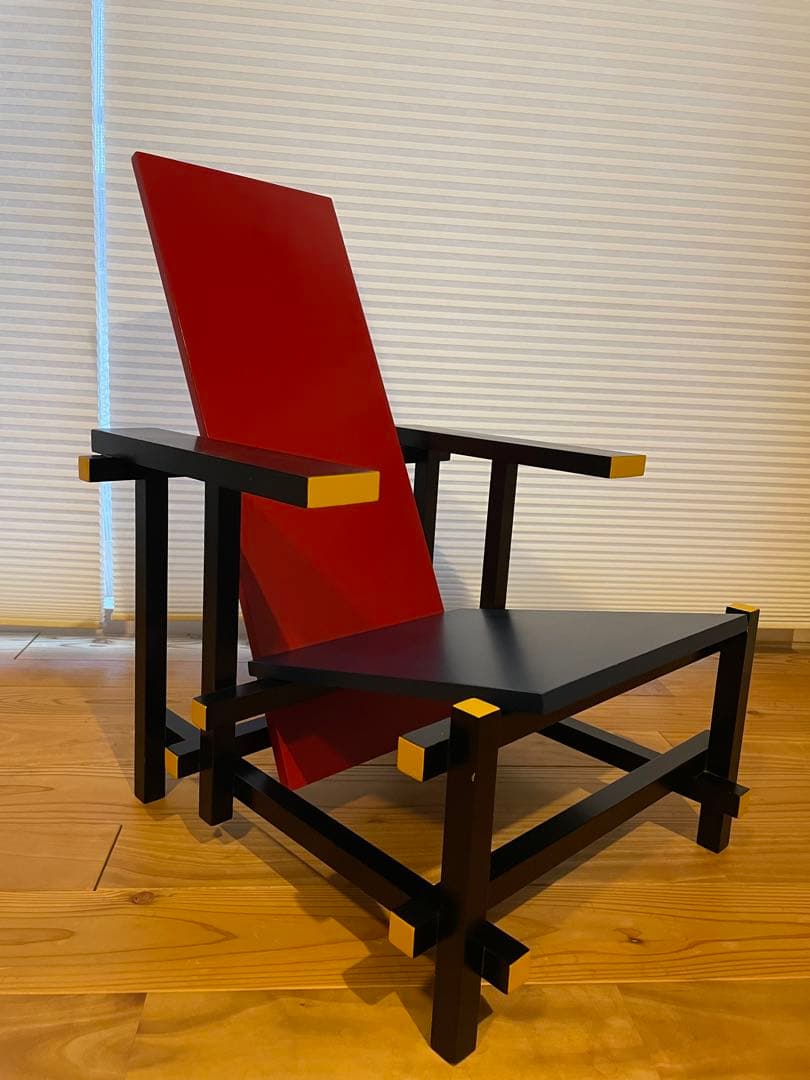 リートフェルト　レッドアンドブルーチェア　RED&BLUE　リプロダクト