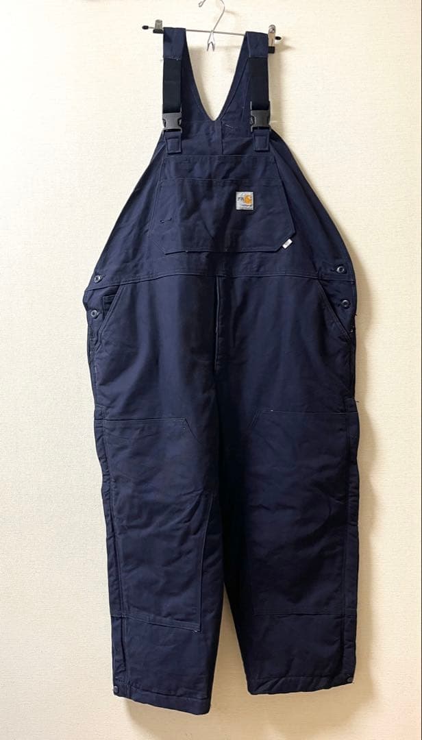 Carhartt FR ダックオーバーオール ダブルニー 裏地付き 46x28