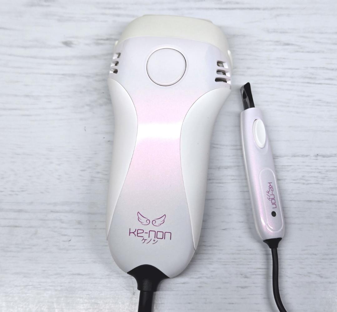 【使用僅少】脱毛器 ケノン Ver 6.0 眉毛脱毛器付 パールホワイト