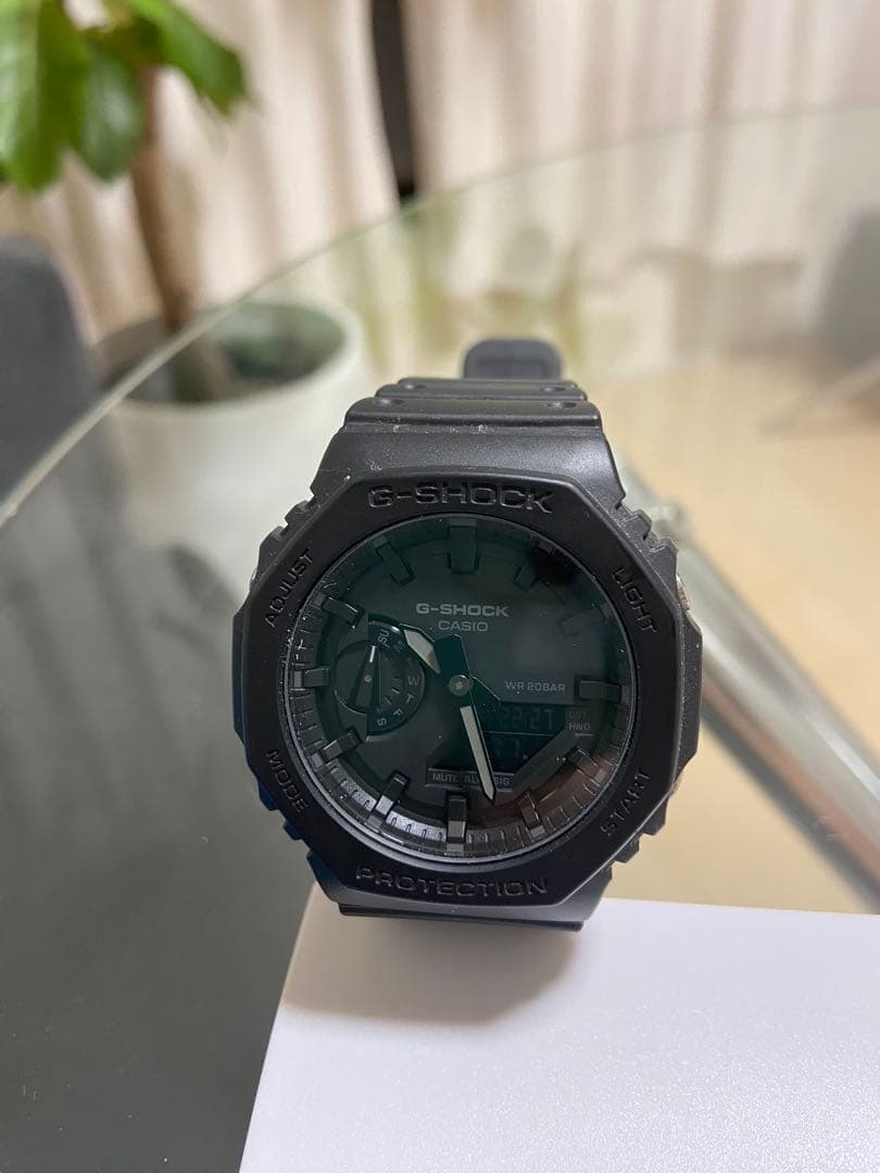 【稼働】美品 G-SHOCK タフソーラー GA-B2100 オールブラック