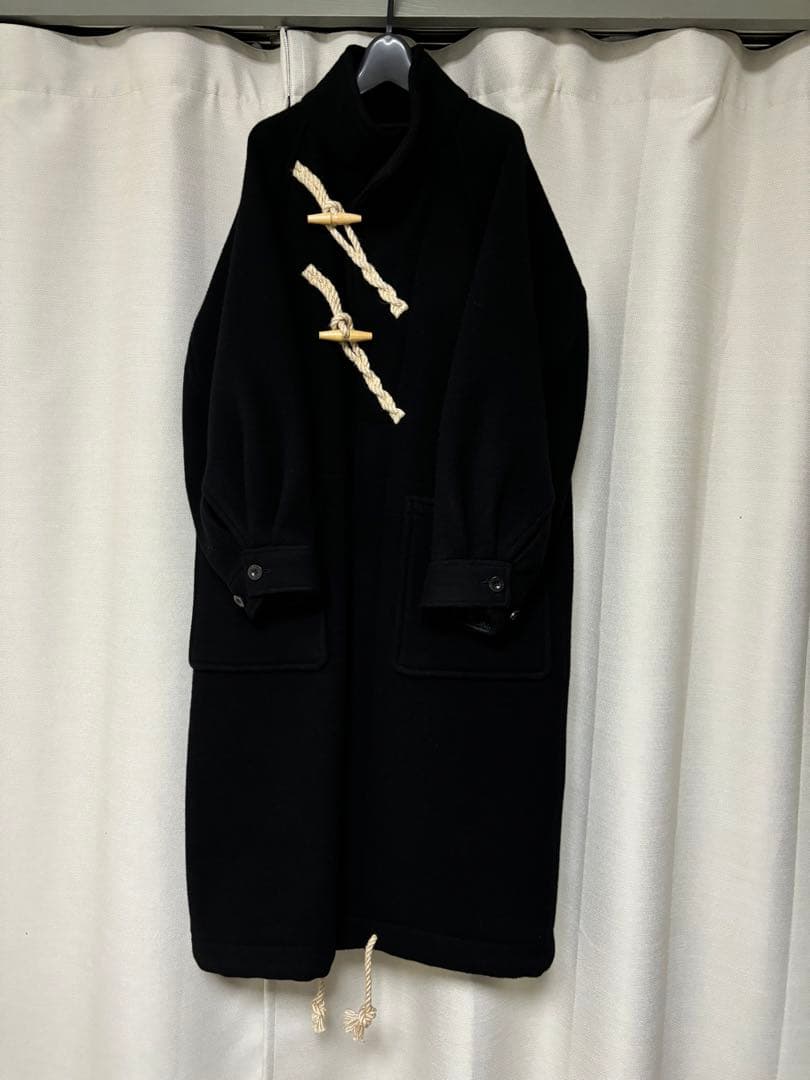 ジャケット・アウター HYKE DOUBLE FACE DUFFEL COAT