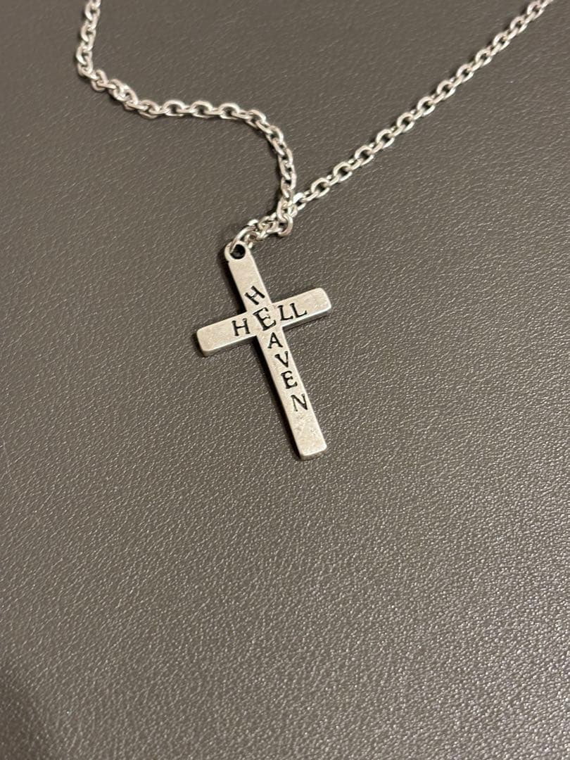 【未使用】UNDERCOVER O2AW魔女期 シルバークロスネックレス