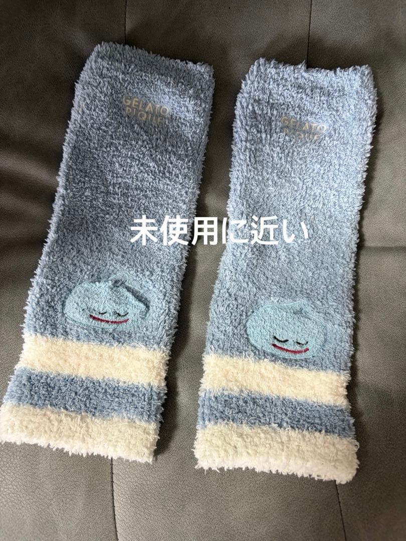 ジェラピケ×ドラクエ　パウダースライムロンパース&レッグウォーマーセット　80