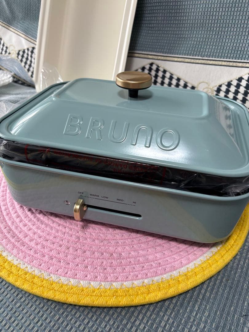 BRUNO コンパクトホットプレート 鍋セット 【直営店限定カラー】ブルーグレー
