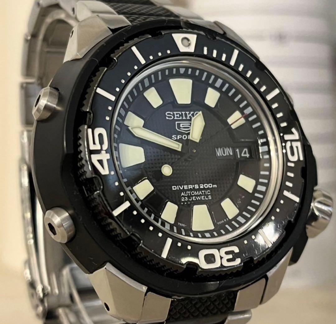 激レア美品SEIKO5 sports SKZ253フランケンモンスター