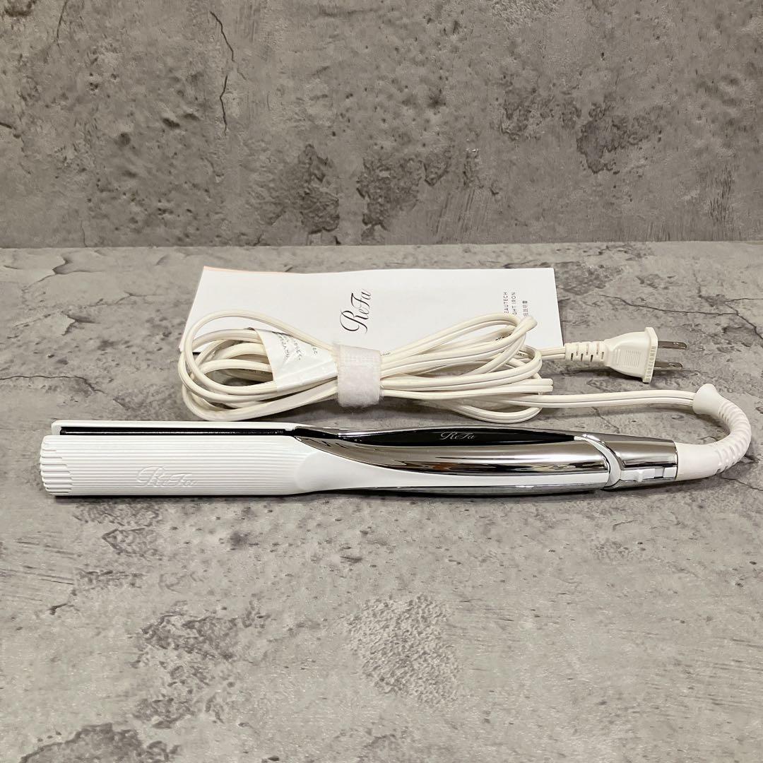 美品 ReFa リファ ストレートヘアアイロン ホワイト RE AC02A