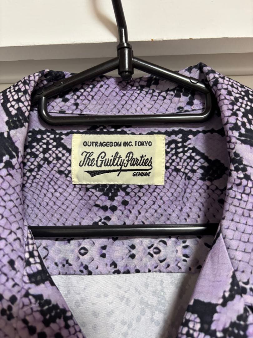 WACKO MARIA パイソン柄シャツ