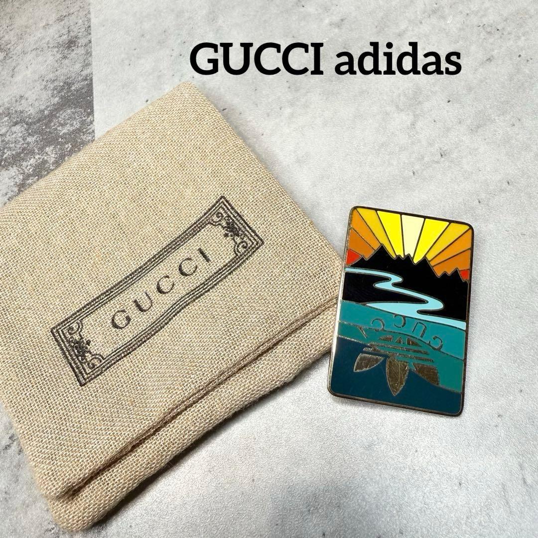 GUCCI adidas グッチ アディダス バッジ　コラボ