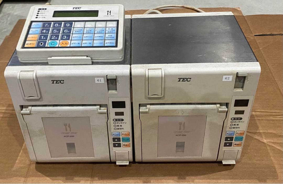 東芝TEC キッチンプリンターKCP-200 2台