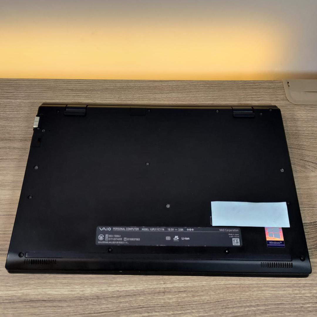 [美品] VAIOPro PJ とっても軽いオフィス付きノートPC win 11