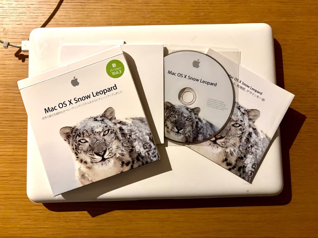 Apple MacBook 本体 Mac OS X  Leopard付属