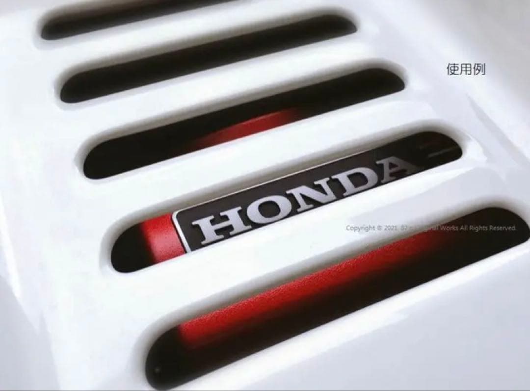 3倍赤いエンジンカバー【うさ出品】