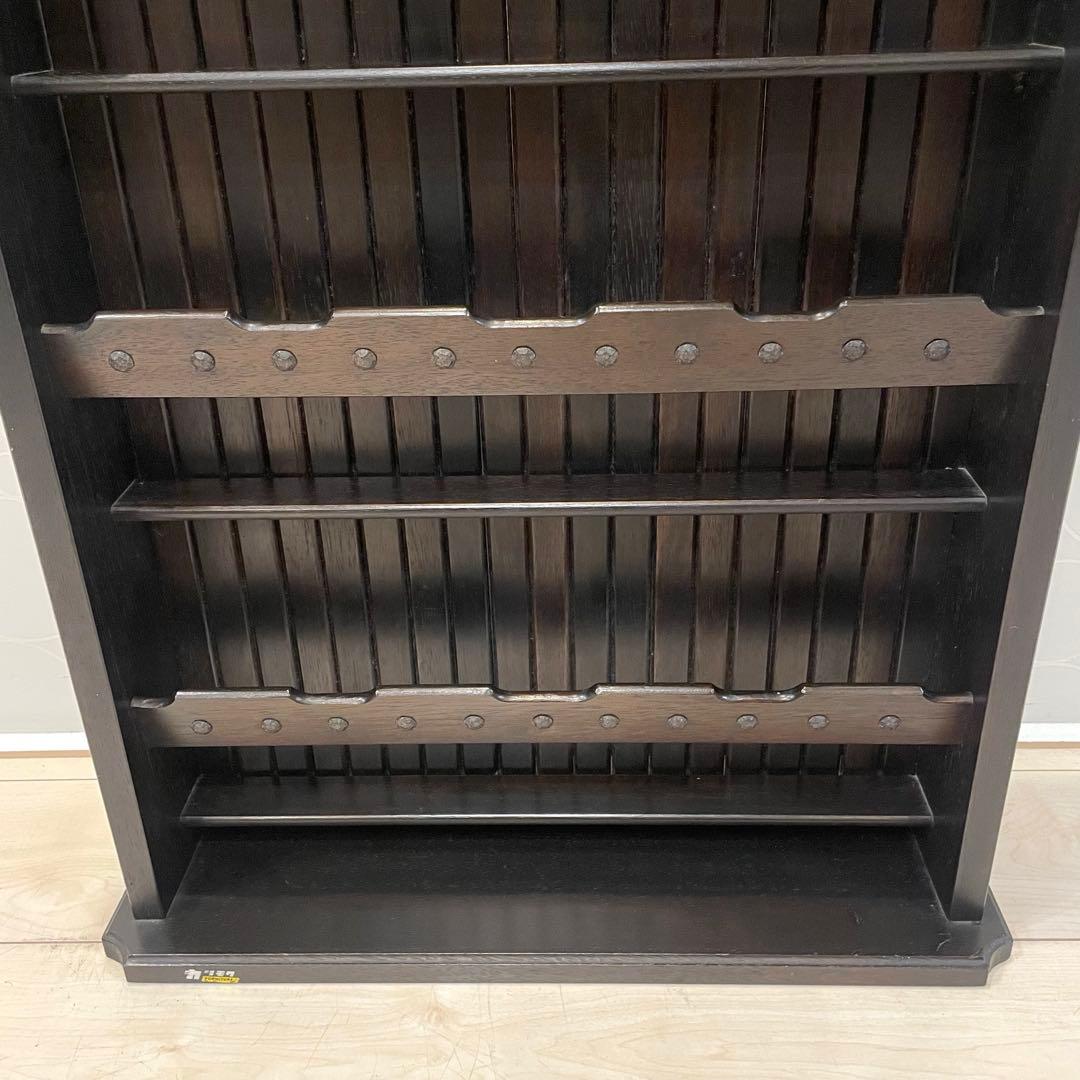 【希少】オールドカリモク 木製マガジンラック スリッパラック 収納棚 レトロ