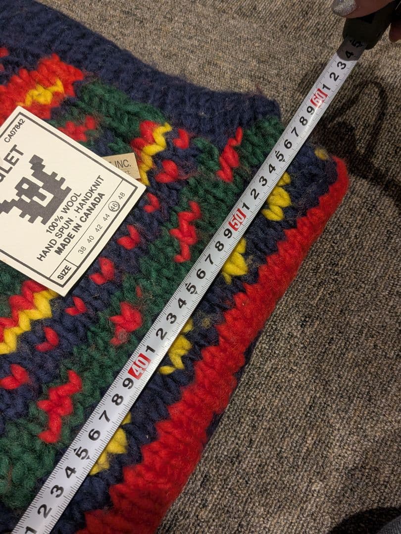 【新品/未使用】本場カナダ輸入/カウチングセーター・アウター46サイズ