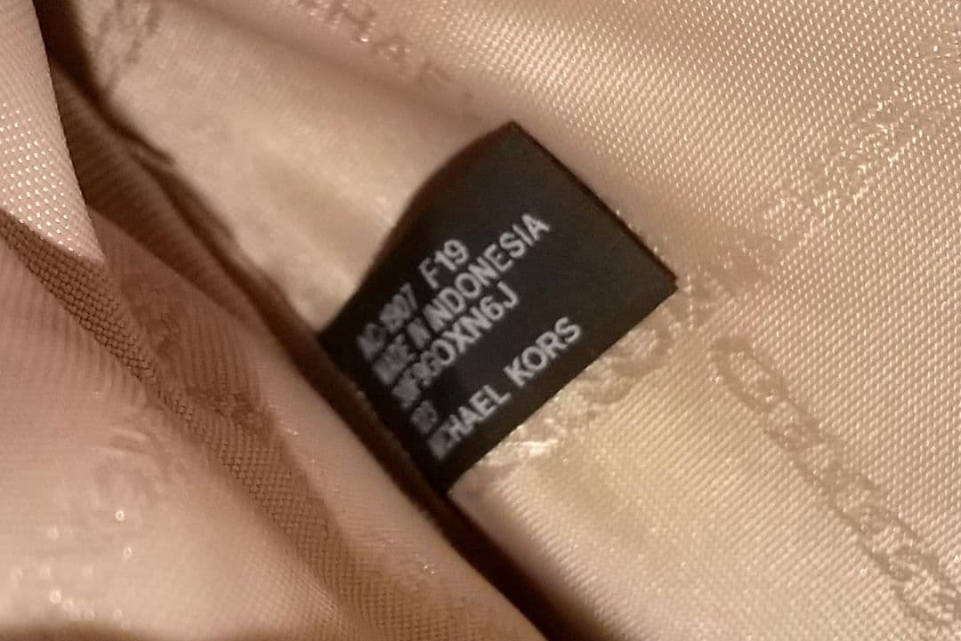 未使用 MICHAEL KORS ウエストバッグ キャンバス モノグラム 美品