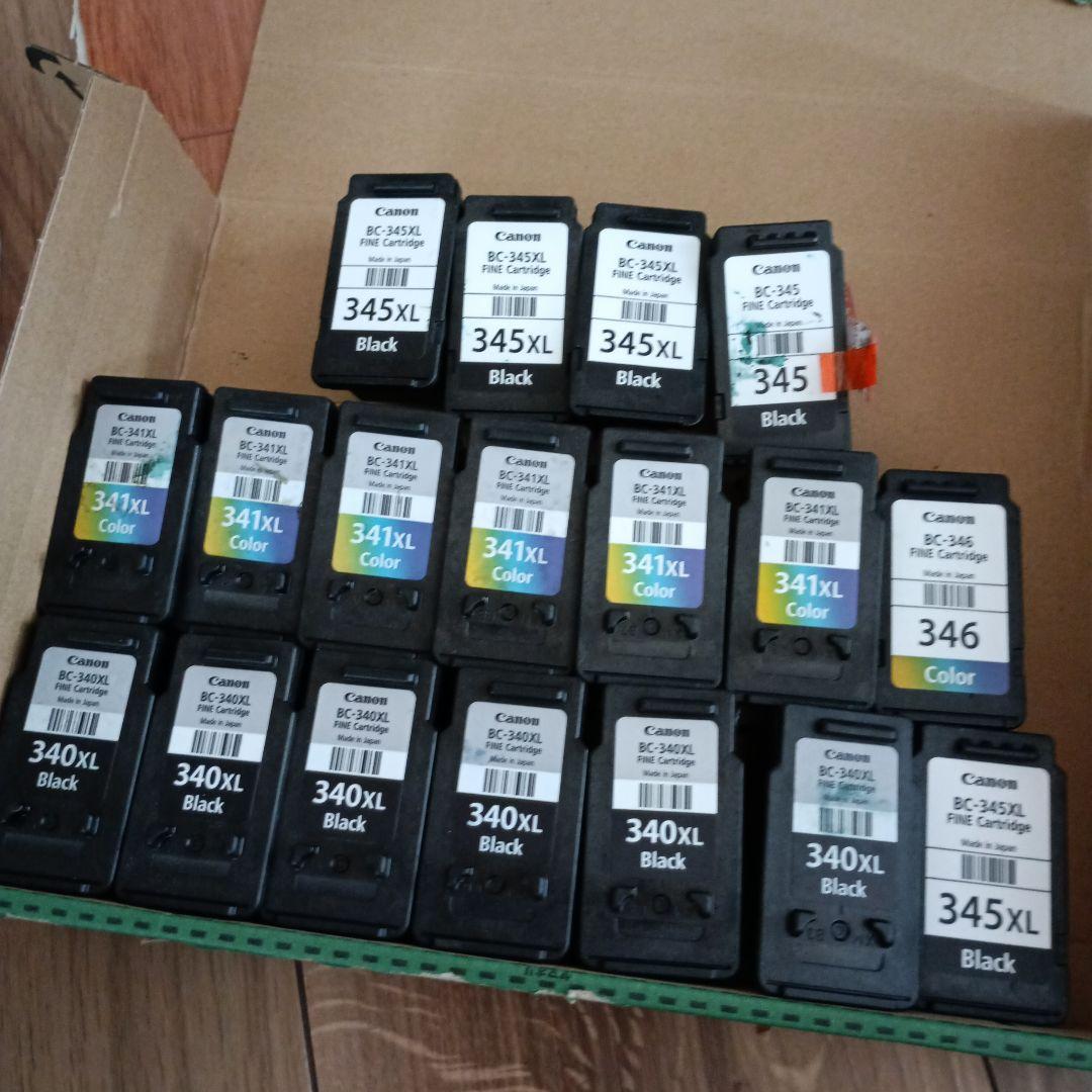 Canon インクカートリッジ 使用済み 18個