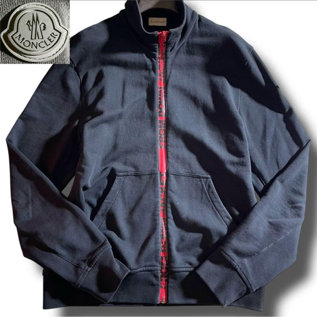 ①MONCLER モンクレール MAGLIA CARDIGAN ブルゾン ロゴ付