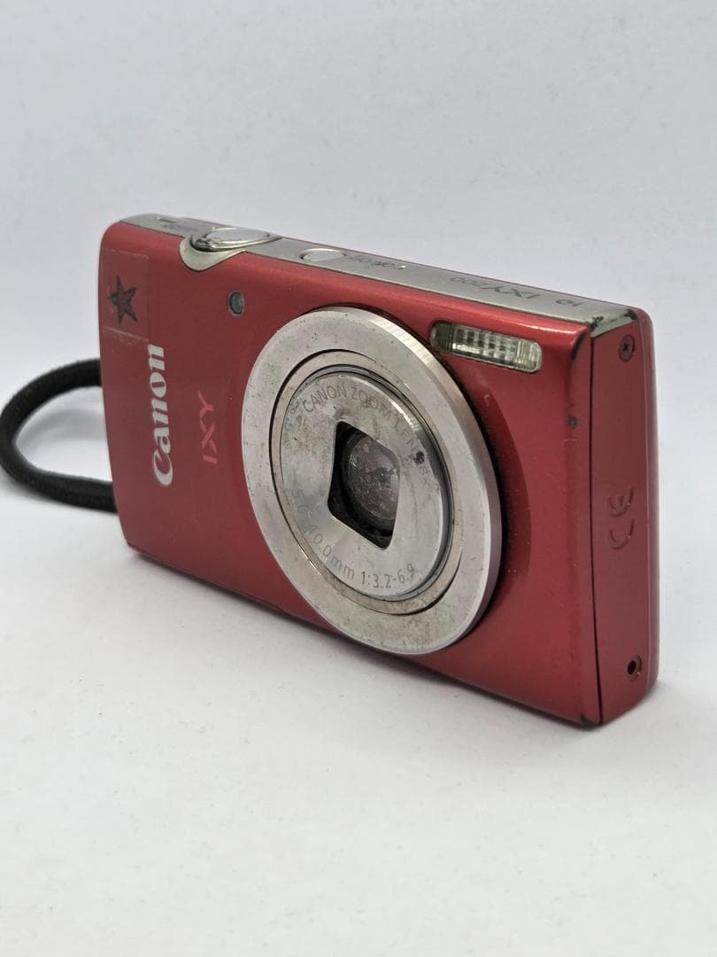【ジャンク】キャノン Canon IXY 200 レッド デジタルカメラ