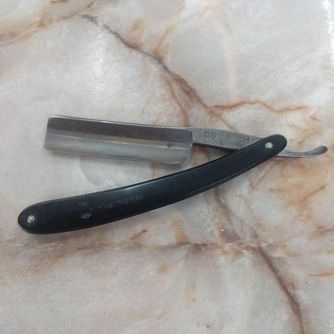 ♥️Doble Temple ♥️フィラーモニカ レザー剃刀 13