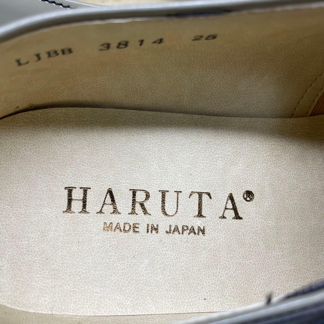 サドルシューズ25cm HARUTA トラディッショナルIVY