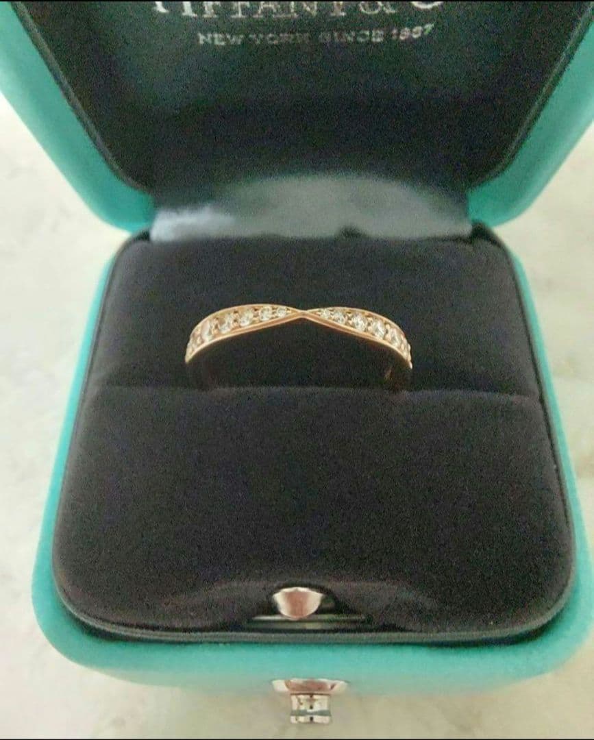 〖超美品〗ティファニーTIFFANYハーモニーリング6.5号#6.5付属品無し