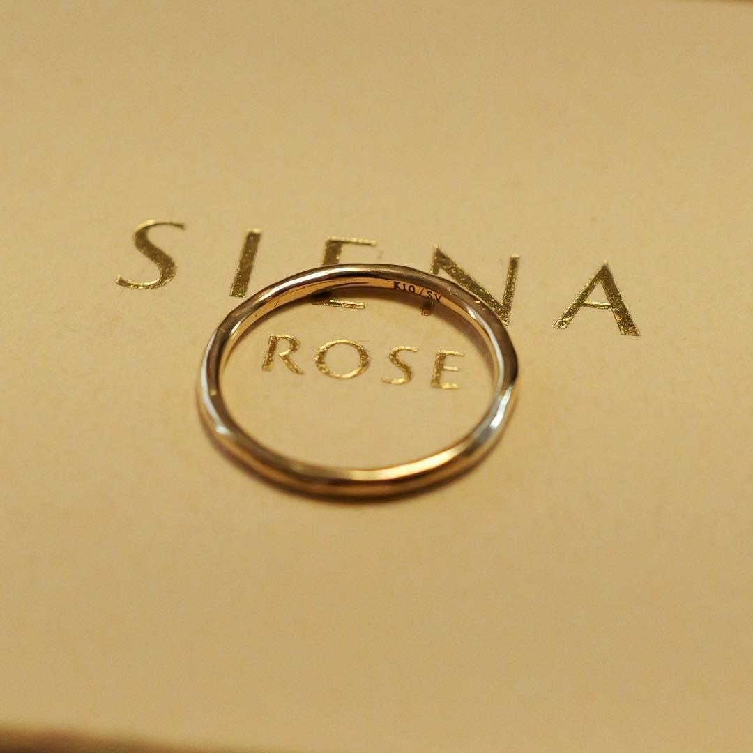 みず　SIENA ROSE シンプル ゴールドリング