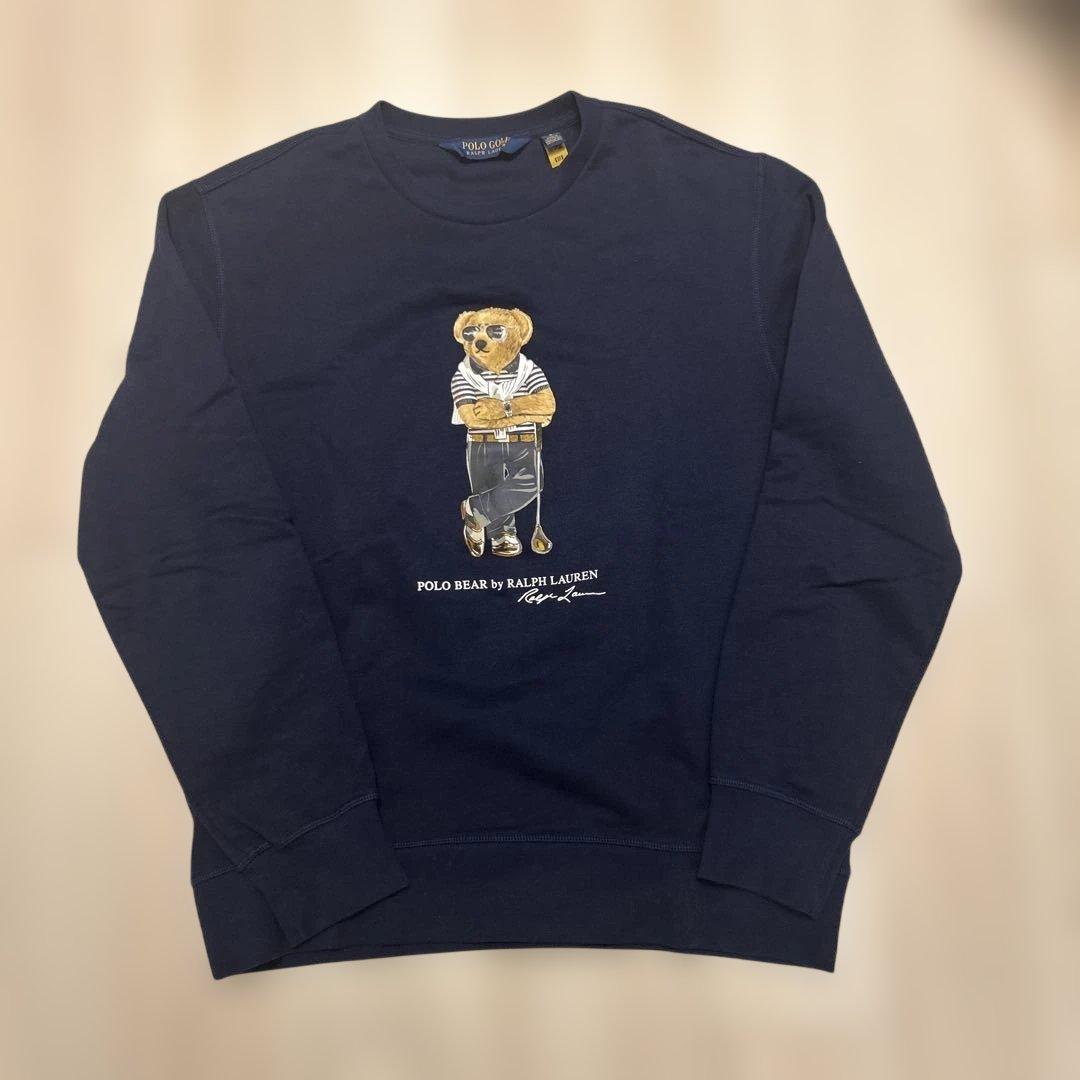 Polo Golf ポロベア スウェット L ネイビー