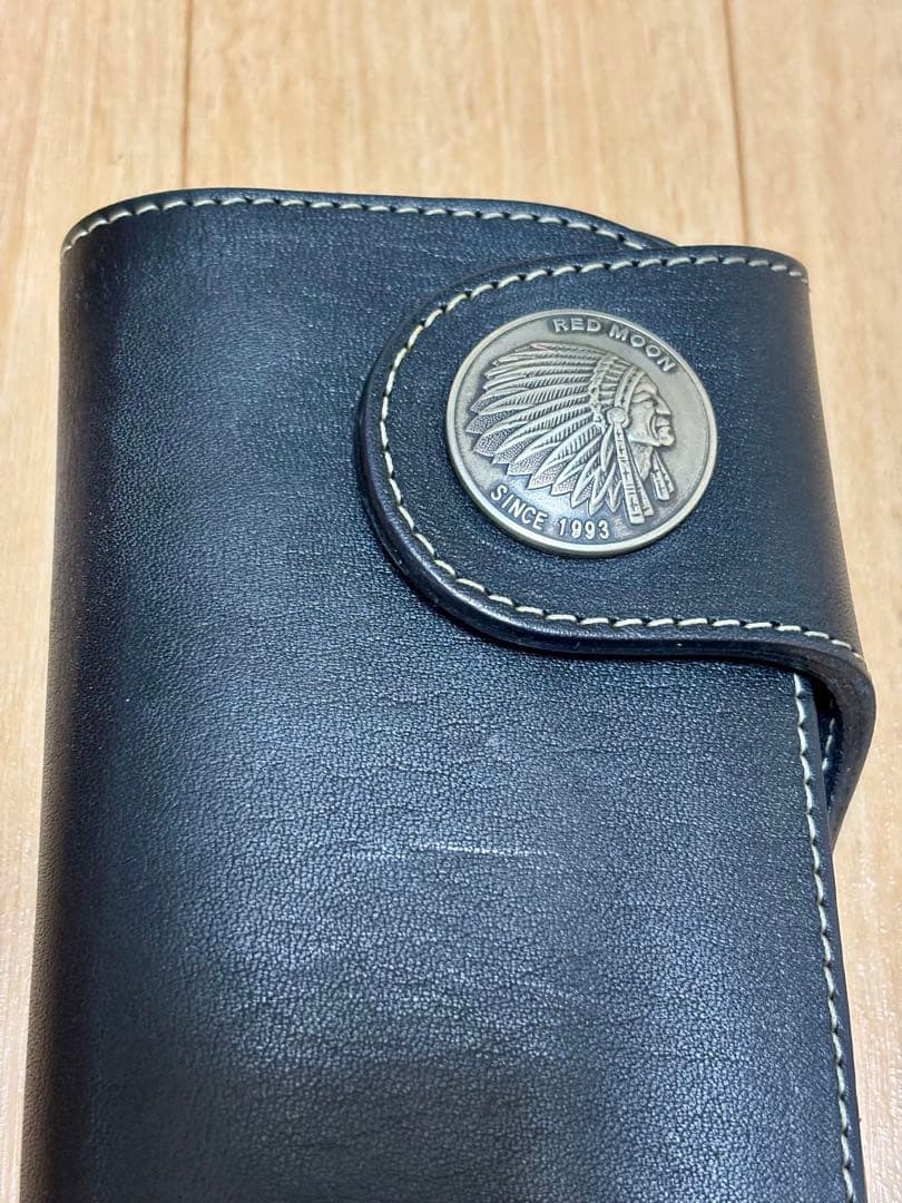 RED MOON レザー 長財布 黒 S-HR02AC-M ホースライディング