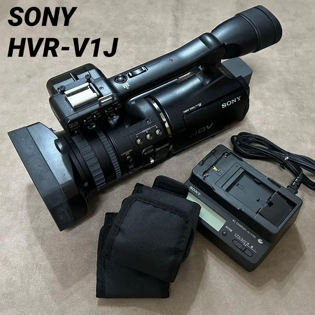 SONY HVR-V1J カムコーダー ソニー ビデオカメラ ジャンク 黒