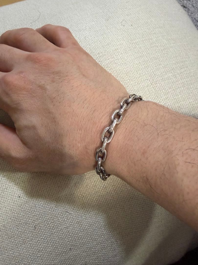 シルバー925 チェーンブレスレット　ビンテージ