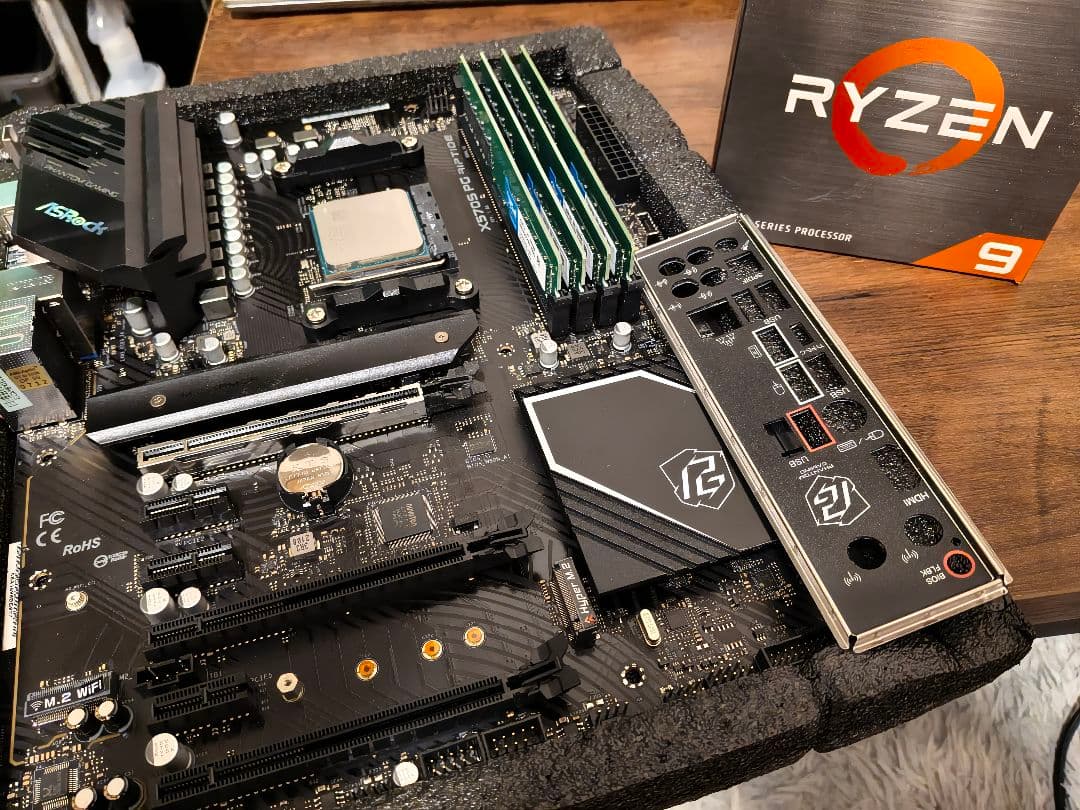 CPU Ryzen 9 5900X + 128G + X570S PG Riptide