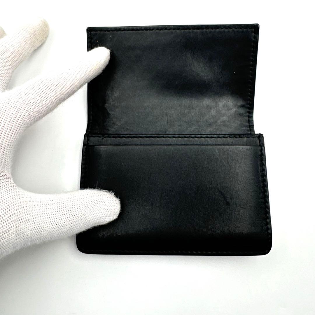 BOTTEGAVENETA 名刺入れ　ブラック　本革　イントレチャート