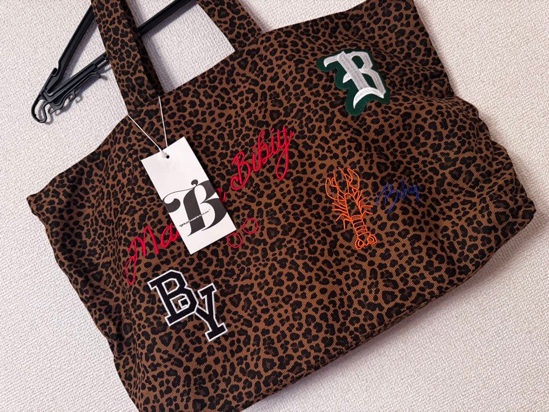 MAISON BIBIY. LEOPARD TOTE 新品未使用タグ付き