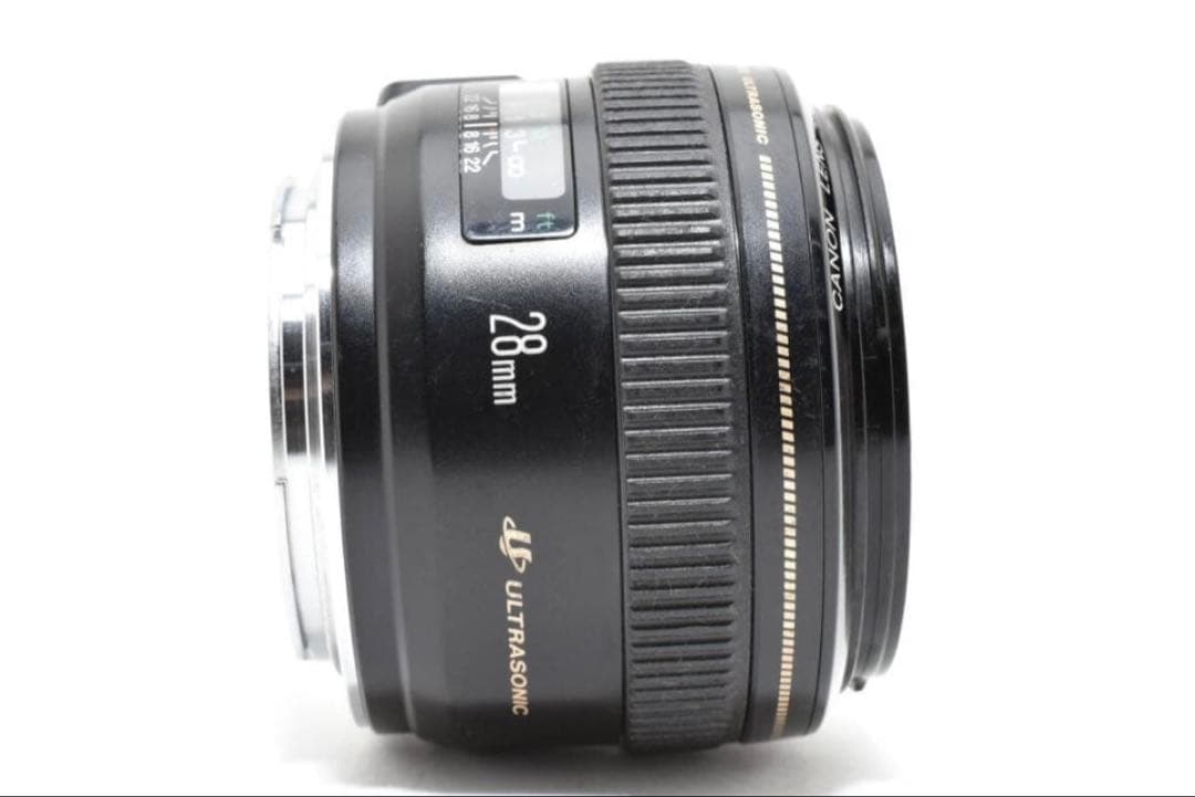 良品 Canon キヤノン EF28mm F1.8 USM レンズ
