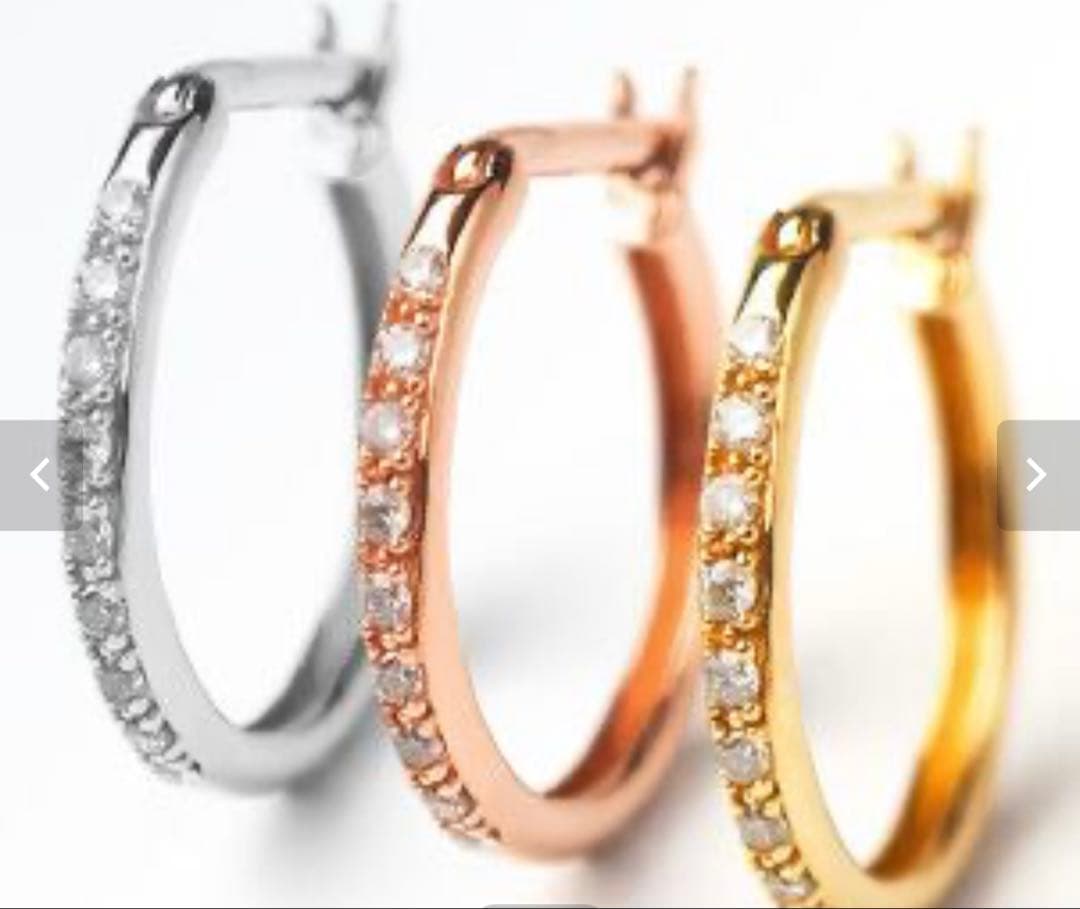 新品未着用　山田涼介さん私物着用　エクスポジションダイヤフープピアス