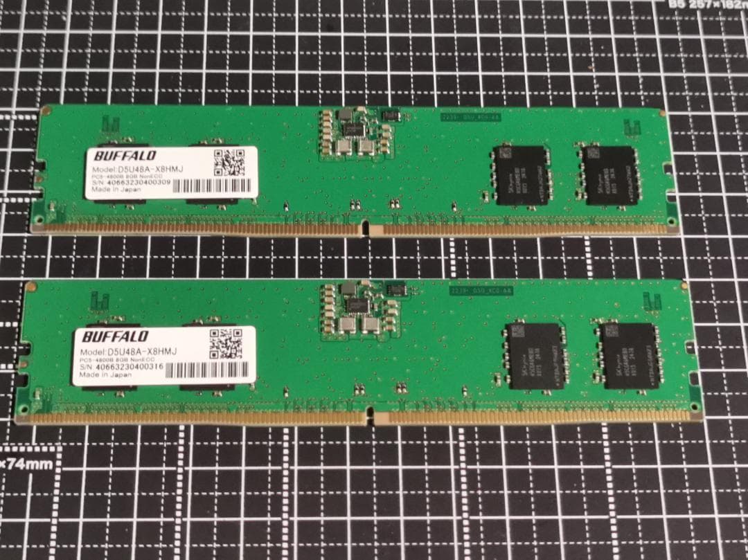 が*く様 BUFFALO メモリ　D5U48A-X8HMJ　16Gb（8GB×2