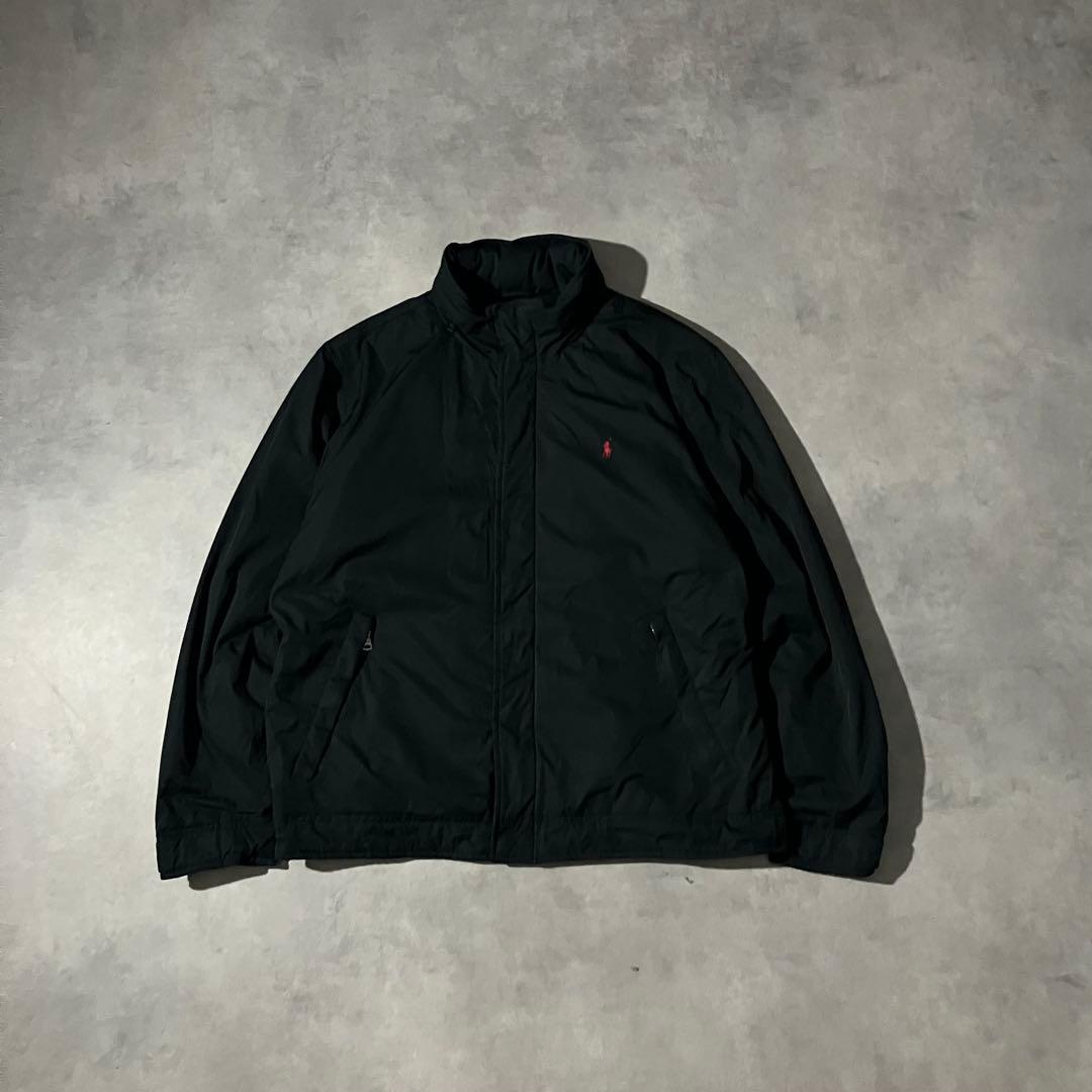 90s ラルフローレン 中綿 スイングトップ ハリントン ジャケット 古着