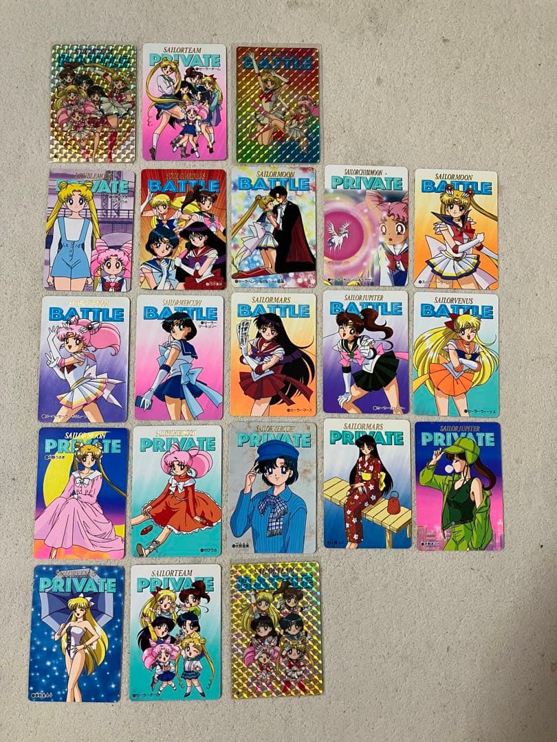 セーラームーンカード　SS セーラーチームコレクション　フルコンプ　一軍から