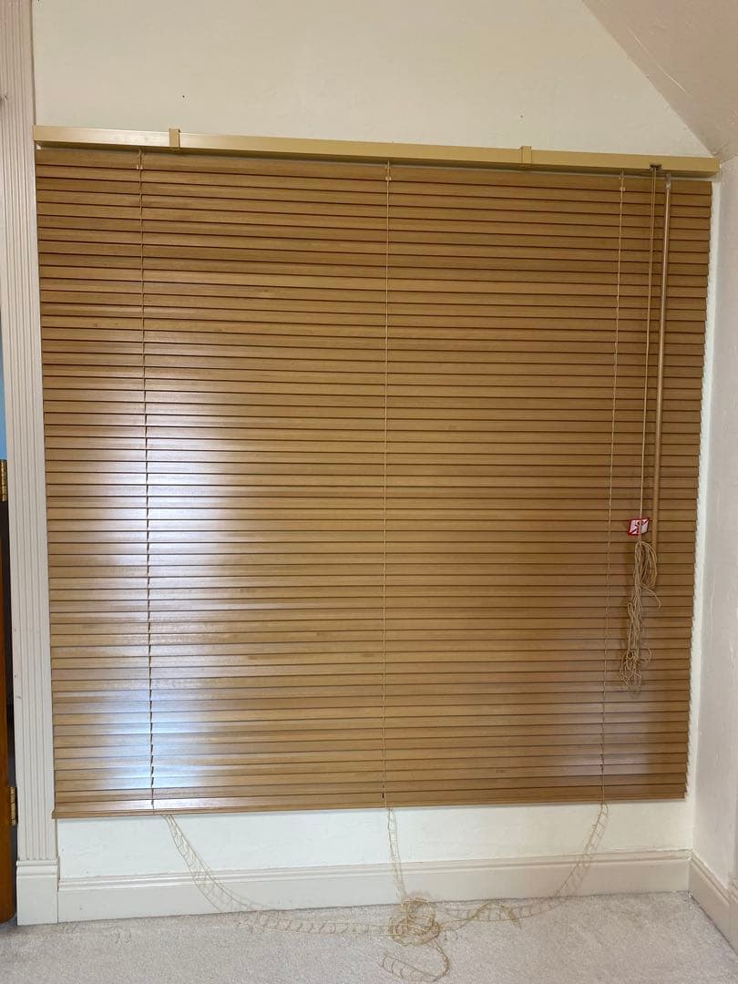 木製ブラインド 150×150cm ライトオーク 新品未使用