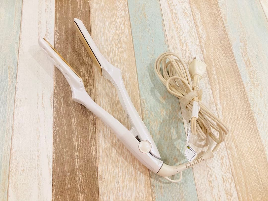 LM-125 KINUJO ストレートヘアアイロン ホワイト 絹女シルクプレート